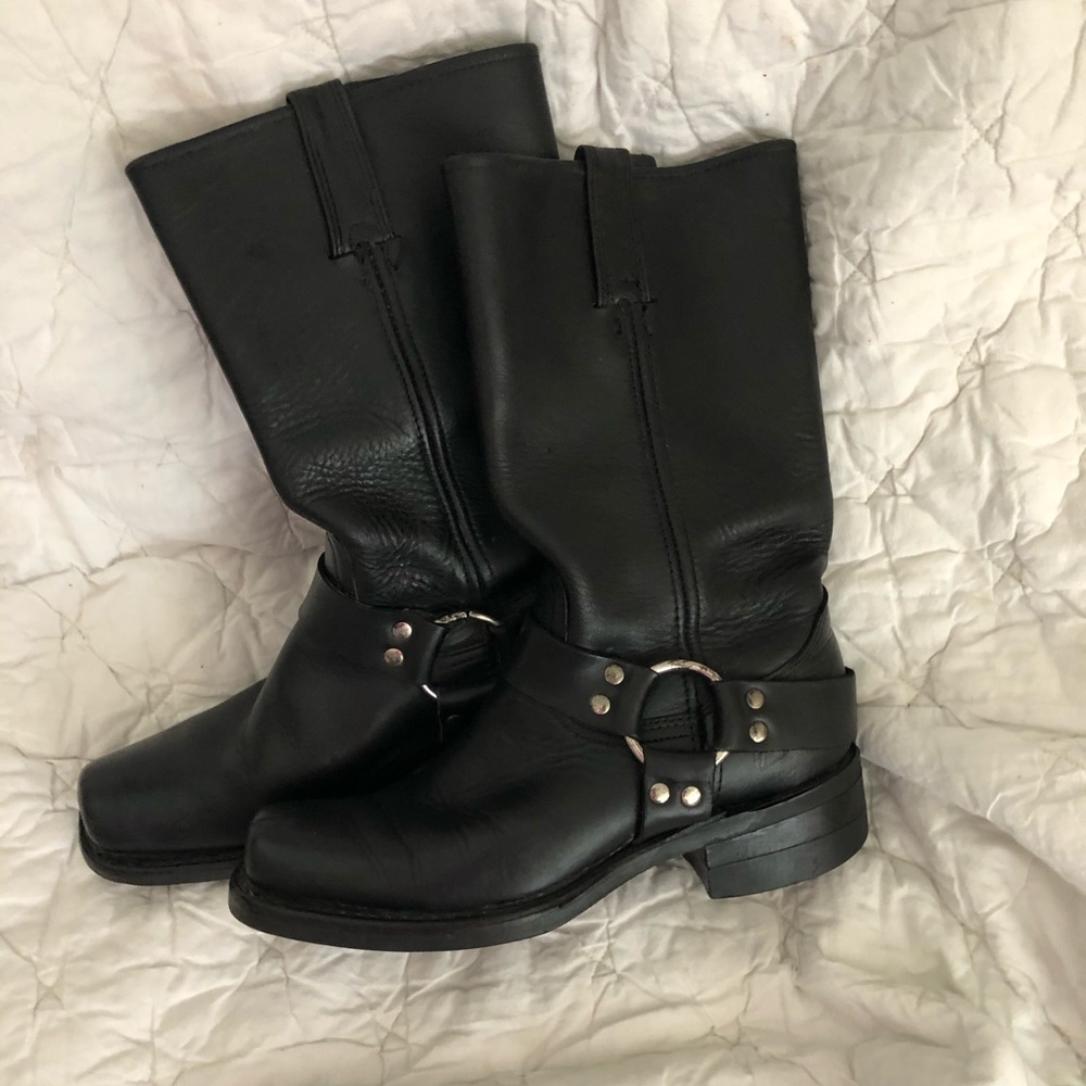 Frye harness boots